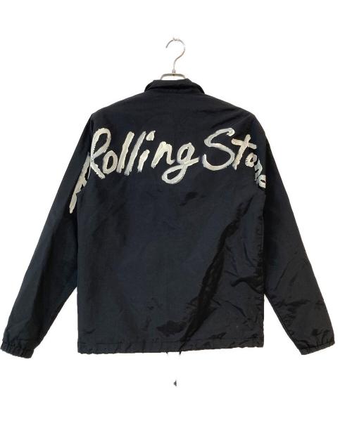 ROLLING STONES（ローリングストーンズ）ROLLING STONES (ローリングストーンズ) バックペイントコーチジャケット ブラック サイズ:3の古着・服飾アイテム