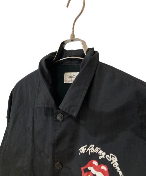 ROLLING STONES（ローリングストーンズ）ROLLING STONES (ローリングストーンズ) バックペイントコーチジャケット ブラック サイズ:3の古着・服飾アイテム