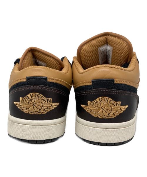 NIKE（ナイキ）NIKE (ナイキ) AIR JORDAN 1 LOW SE ローカットスニーカー FLAX/BLACK-BAROQUE BROWN-VINTAGE CORAL サイズ:25の古着・服飾アイテム