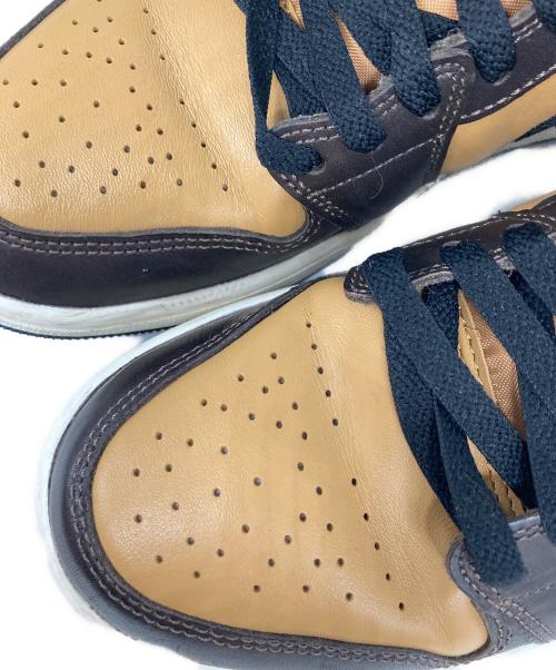 NIKE（ナイキ）NIKE (ナイキ) AIR JORDAN 1 LOW SE ローカットスニーカー FLAX/BLACK-BAROQUE BROWN-VINTAGE CORAL サイズ:25の古着・服飾アイテム