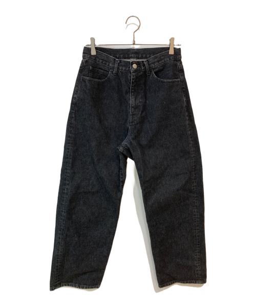 STEVEN ALAN（スティーブンアラン）STEVEN ALAN (スティーブンアラン) 13.5oz DENIM 5P BAGGY TAPERED PANTS ブラック サイズ:76の古着・服飾アイテム