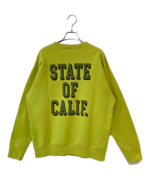BARNS OUTFITTERS（バーンズアウトフィッターズ）BARNS OUTFITTERS (バーンズアウトフィッターズ) MAX WEIGHT SWEAT CAL CO-78 イエロー サイズ:Mの古着・服飾アイテム
