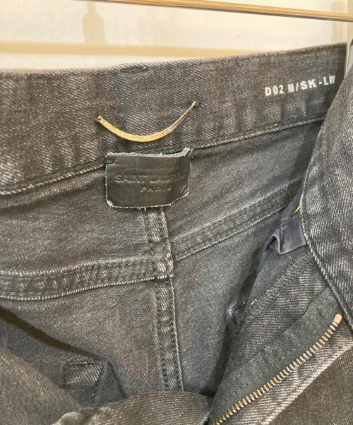 Saint Laurent Paris（サンローランパリ）Saint Laurent Paris (サンローランパリ) D02 M/SK-LW ストレッチスキニーデニムパンツ ブラック サイズ:73.5の古着・服飾アイテム