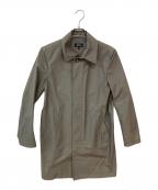 A.P.C.アーペーセー）の古着「比翼ステンカラーコート」｜カーキ