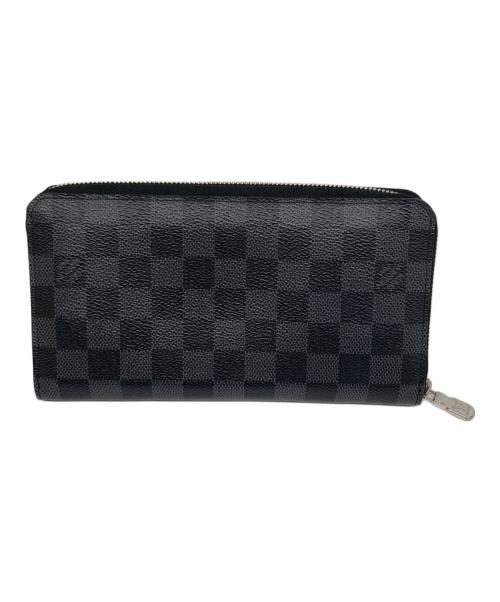 LOUIS VUITTON（ルイ ヴィトン）LOUIS VUITTON (ルイ ヴィトン) ジッピー オーガナイザー ラウンドファスナー長財布 ブラックの古着・服飾アイテム
