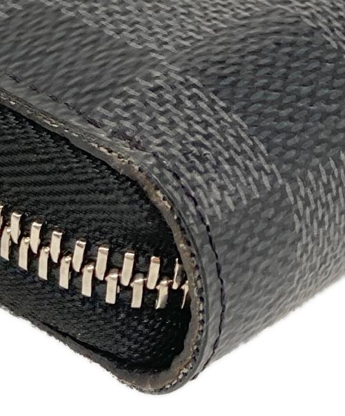 LOUIS VUITTON（ルイ ヴィトン）LOUIS VUITTON (ルイ ヴィトン) ジッピー オーガナイザー ラウンドファスナー長財布 ブラックの古着・服飾アイテム