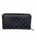 LOUIS VUITTON（ルイ ヴィトン）の古着「ジッピー オーガナイザー ラウンドファスナー長財布」｜ブラック