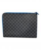 LOUIS VUITTONルイ ヴィトン）の古着「ポシェット・ジュール GM セカンドバッグ」｜ブラック