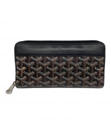 GOYARD（ゴヤール）の古着「マティニョンGM ラウンドファスナー長財布」｜ブラウン