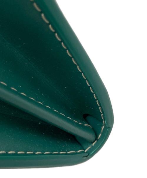 GOYARD（ゴヤール）GOYARD (ゴヤール) Varenne Continental Wallet　ヴァレンヌ・コンチネンタル・ウォレット　 ヴァレンヌ ポーチ ウォレット ショルダーバッグ グリーンの古着・服飾アイテム