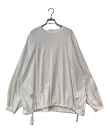is-ness（イズネス）の古着「BALLOON LONG SLEEVE T SHIRT」｜ホワイト