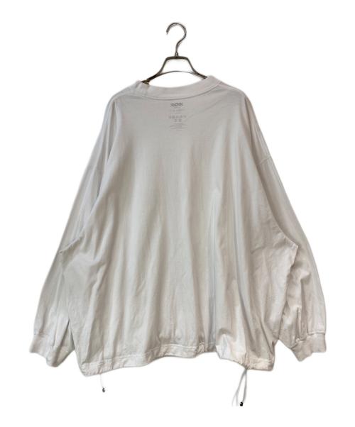 is-ness（イズネス）is-ness (イズネス) BALLOON LONG SLEEVE T SHIRT ホワイト サイズ:Lの古着・服飾アイテム