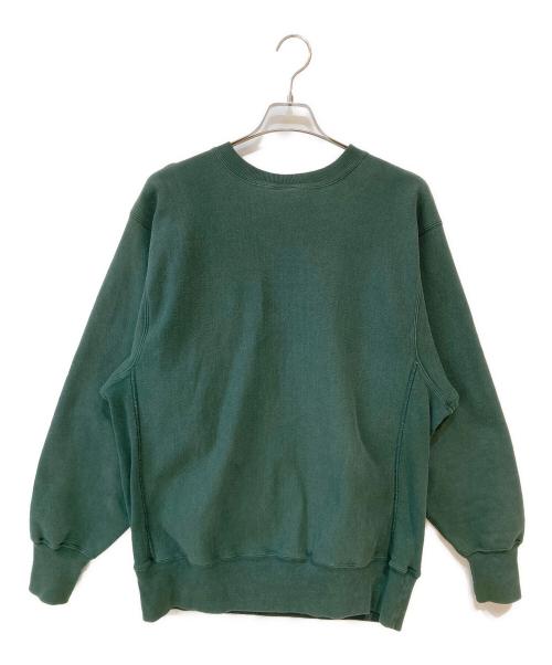 Champion REVERSE WEAVE（チャンピオン リバース ウィーブ）Champion REVERSE WEAVE (チャンピオン リバース ウィーブ) 90s DAIRY QUEEN リバースウィーブスウェット グリーン サイズ:XLの古着・服飾アイテム