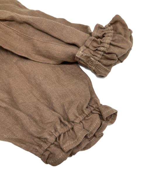 Samansa Mos2（サマンサモスモス）Samansa Mos2 (サマンサモスモス) リネンスタンドフリルワンピース ベージュ サイズ:FREEの古着・服飾アイテム