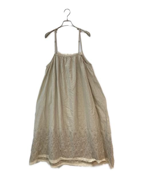 Samansa Mos2（サマンサモスモス）Samansa Mos2 (サマンサモスモス) kazumi (カズミ) コラボキャミソールワンピース アイボリー サイズ:FREEの古着・服飾アイテム