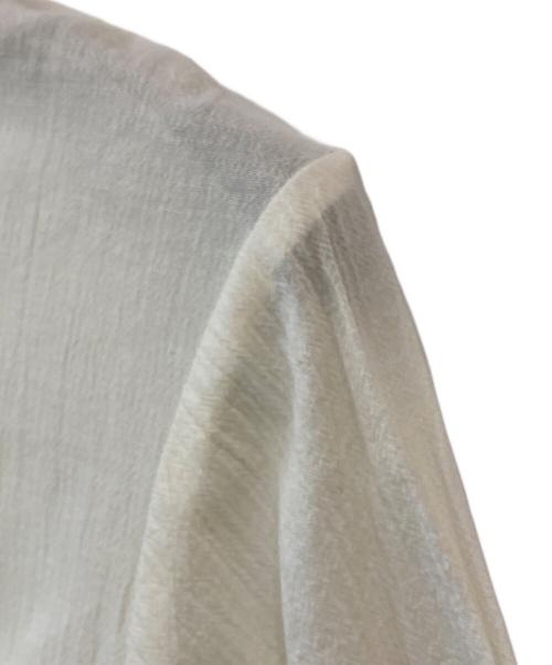 TSUHARU by samansa Mos2（ツハル バイ サマンサモスモス）TSUHARU by samansa Mos2 (ツハル バイ サマンサモスモス) リネンコットン袖刺繍ワンピース アイボリー サイズ:Ｆreeの古着・服飾アイテム