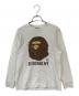 A BATHING APE（アベイシングエイプ）の古着「プリントカットソー」｜ホワイト