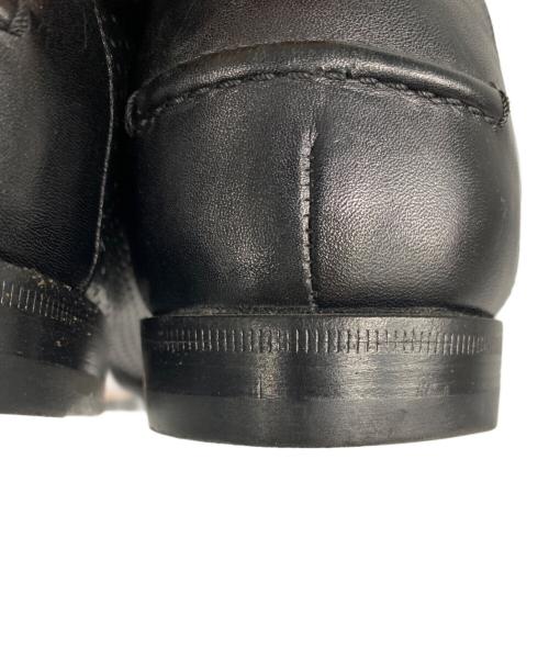 GUCCI（グッチ）GUCCI (グッチ) パンチングレザーホースビットローファー ブラック サイズ:9の古着・服飾アイテム