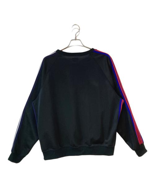 Needles（ニードルズ）Needles (ニードルズ) FREAK'S STORE (フリークスストア) 別注 TRACK CREW NECK SHIRT　トラック クルーネック シャツ ブラック サイズ:Lの古着・服飾アイテム