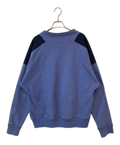 E.TAUTZ（イートーツ）E.TAUTZ (イートーツ) 切替スウェット ブルー サイズ:Mの古着・服飾アイテム