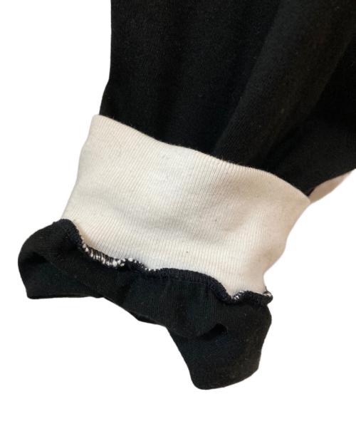 ENNOY（エンノイ）ENNOY (エンノイ) エンブロイダリーロゴ クルーネック カットソー ブラック サイズ:Lの古着・服飾アイテム