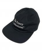 ENNOYエンノイ）の古着「COTTON CAP/コットンキャップ」｜ブラック