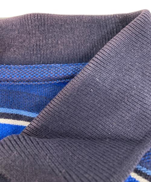 PRADA SPORTS（プラダスポーツ）PRADA SPORTS (プラダスポーツ) ボーダーポロシャツ ブルー サイズ:Mの古着・服飾アイテム