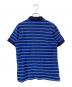 PRADA SPORTS (プラダスポーツ) ボーダーポロシャツ ブルー サイズ:M：8000円