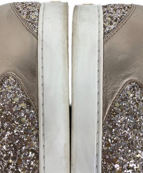 JIMMY CHOO（ジミーチュウ）JIMMY CHOO (ジミーチュウ) MIAMI ローカットスニーカー グレー サイズ:37の古着・服飾アイテム