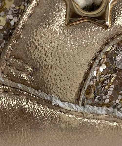 JIMMY CHOO（ジミーチュウ）JIMMY CHOO (ジミーチュウ) MIAMI ローカットスニーカー グレー サイズ:37の古着・服飾アイテム