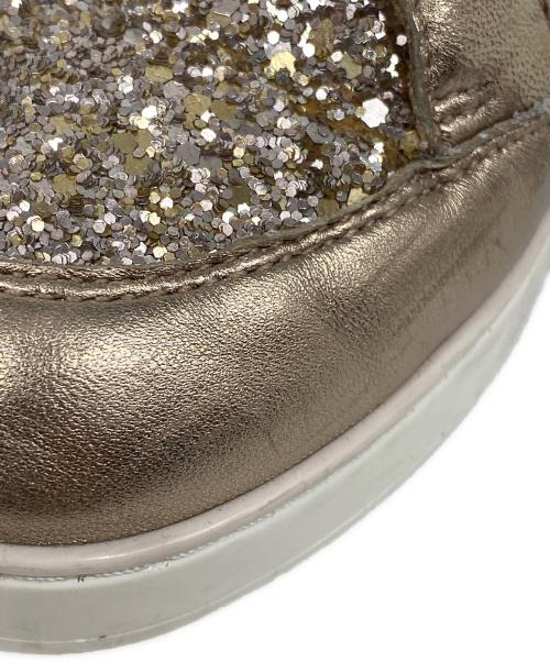 JIMMY CHOO（ジミーチュウ）JIMMY CHOO (ジミーチュウ) MIAMI ローカットスニーカー グレー サイズ:37の古着・服飾アイテム