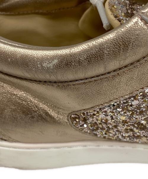 JIMMY CHOO（ジミーチュウ）JIMMY CHOO (ジミーチュウ) MIAMI ローカットスニーカー グレー サイズ:37の古着・服飾アイテム