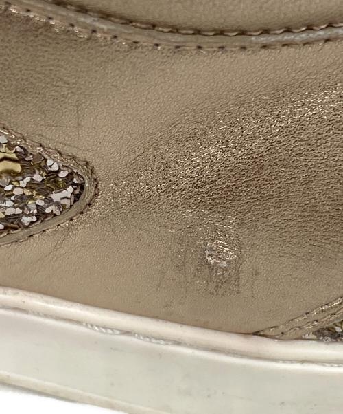 JIMMY CHOO（ジミーチュウ）JIMMY CHOO (ジミーチュウ) MIAMI ローカットスニーカー グレー サイズ:37の古着・服飾アイテム
