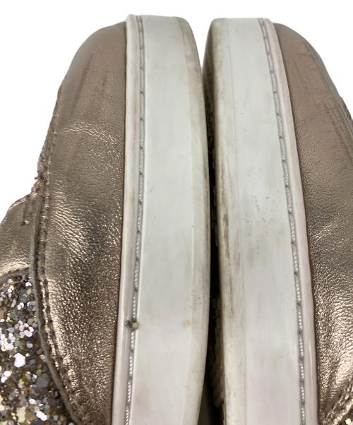 JIMMY CHOO（ジミーチュウ）JIMMY CHOO (ジミーチュウ) MIAMI ローカットスニーカー グレー サイズ:37の古着・服飾アイテム