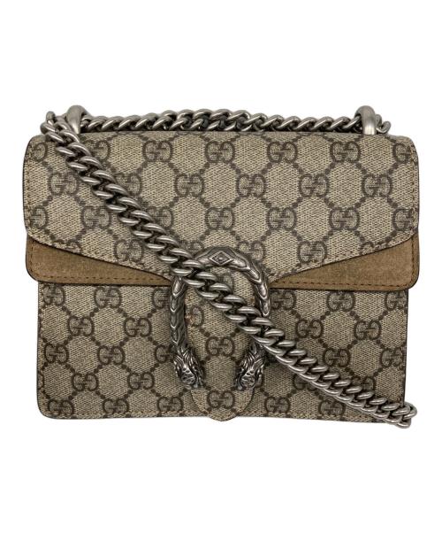 GUCCI（グッチ）GUCCI (グッチ) ディオニュソス ミニショルダーバッグ ベージュの古着・服飾アイテム