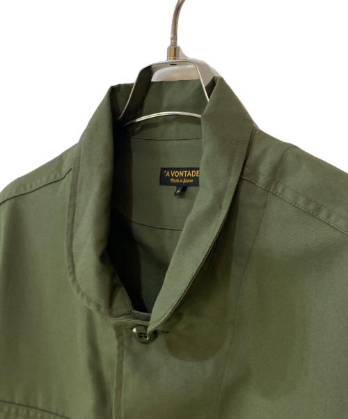 A vontade（アボンタージ）A vontade (アボンタージ) ファティーグジャケット オリーブ サイズ:Lの古着・服飾アイテム