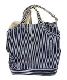 PORTER（ポーター）の古着「SANFORIZED HICKORY ショルダーバッグ」｜インディゴ