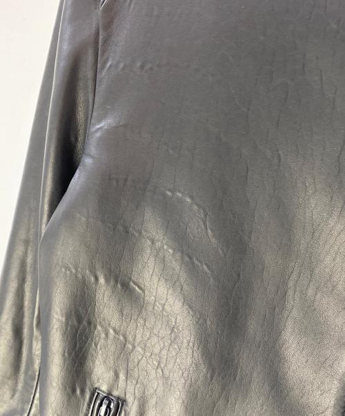 JACKROSE（ジャックローズ）JACKROSE (ジャックローズ) レザージャケット ブラック サイズ:3の古着・服飾アイテム