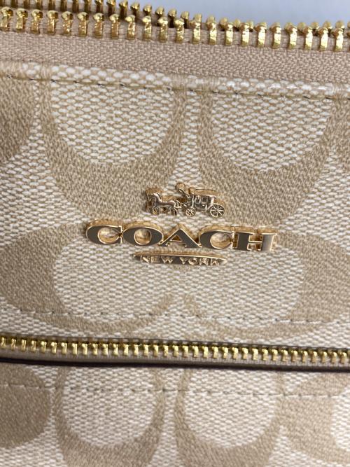 COACH（コーチ）COACH (コーチ) SIG MINI RWN FILE / ミニ RWN ファイルショルダーバッグ ベージュ サイズ:なし 未使用品の古着・服飾アイテム