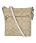 COACH（コーチ）の古着「SIG MINI RWN FILE / ミニ RWN ファイルショルダーバッグ」｜ベージュ