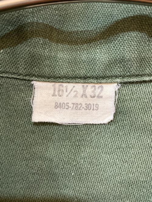 GUY H. JAMES IND（ガイ・H・ジェームズ・インド）GUY H. JAMES IND (ガイ・H・ジェームズ・インド) OG 107  SATTEN SHIRTS/サテンシャツ オリーブ サイズ:16 1/2 32の古着・服飾アイテム