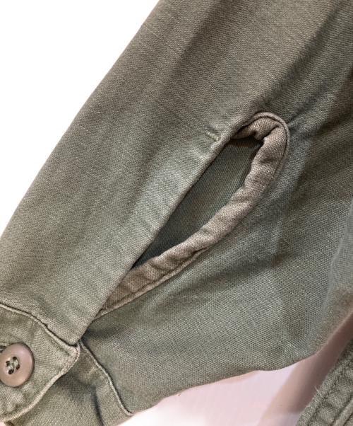 GUY H. JAMES IND（ガイ・H・ジェームズ・インド）GUY H. JAMES IND (ガイ・H・ジェームズ・インド) OG 107  SATTEN SHIRTS/サテンシャツ オリーブ サイズ:16 1/2 32の古着・服飾アイテム