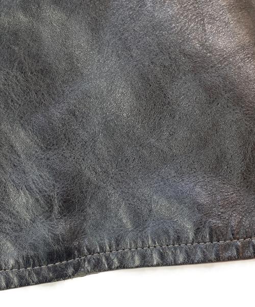 THE REAL McCOY'S（ザ・リアルマッコイズ）THE REAL McCOY'S (ザ・リアルマッコイズ) Buco (ブコ) J-100 ホースハイド SINGLE RIDER'S JACKET ブラック サイズ:38の古着・服飾アイテム