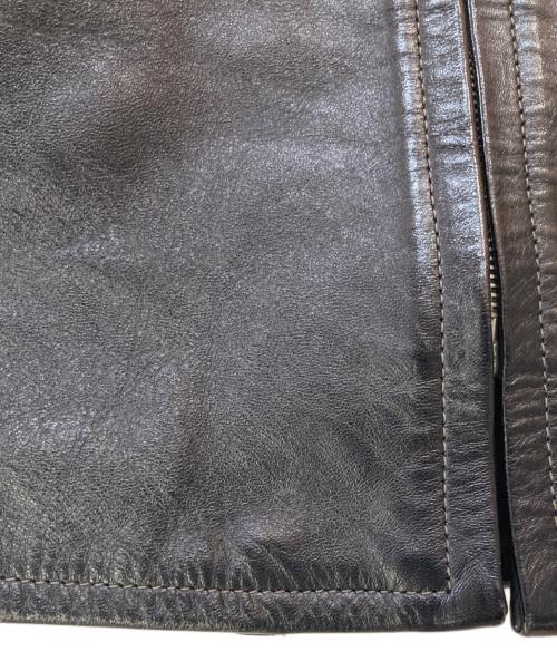 THE REAL McCOY'S（ザ・リアルマッコイズ）THE REAL McCOY'S (ザ・リアルマッコイズ) Buco (ブコ) J-100 ホースハイド SINGLE RIDER'S JACKET ブラック サイズ:38の古着・服飾アイテム