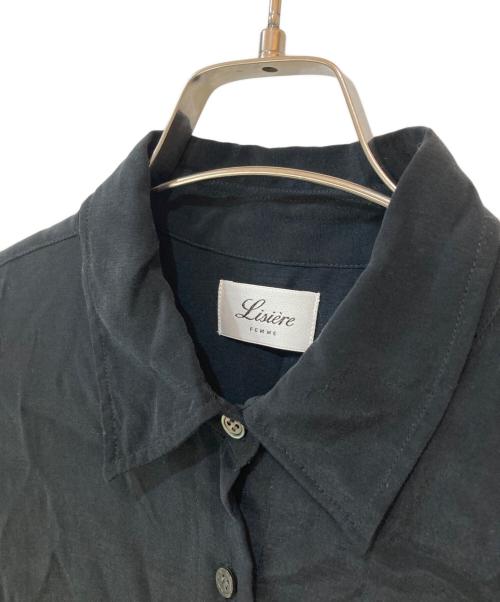 Lisiere L'Appartement（リジェール アパルトモン）Lisiere L'Appartement (リジェール アパルトモン) 2way Shirts ブラック サイズ:FREEの古着・服飾アイテム