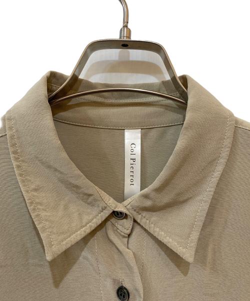 Col Pierrot（コルピエロ）Col Pierrot (コルピエロ) L'Appartement (アパルトモン) 別注 2way shirts ベージュ サイズ:FREEの古着・服飾アイテム