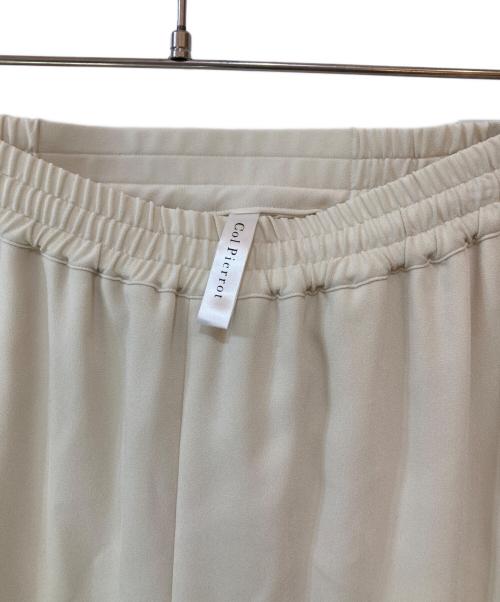 Col Pierrot（コルピエロ）Col Pierrot (コルピエロ) Rib Pants アイボリー サイズ:38の古着・服飾アイテム