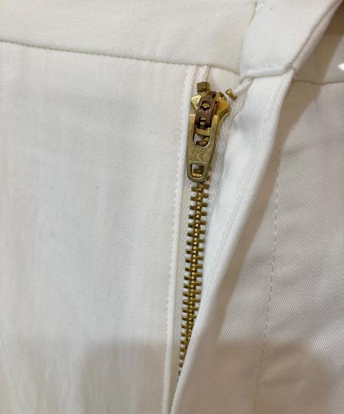 RETROVE（リトローヴ）RETROVE (リトローヴ) TUCK EASY PANTS ホワイト サイズ:36の古着・服飾アイテム