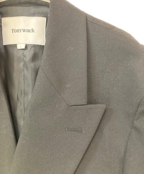Tonywack（トニーワック）Tonywack (トニーワック) DEUXIEME CLASSE (ドゥーズィエム クラス) LIGHT WOOL OVERSIZED BLAZER ブラック サイズ:Lの古着・服飾アイテム