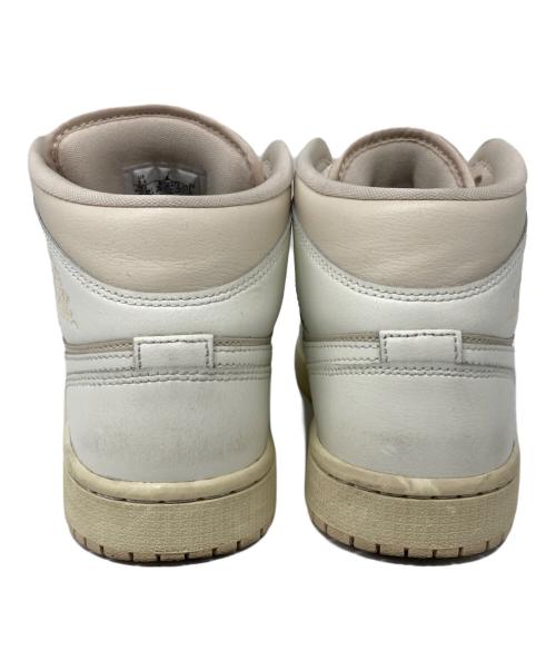 NIKE（ナイキ）NIKE (ナイキ) WMNS AIR JORDAN 1 MID ミッドカットスニーカー LEGEND LT BROWN/SAIL サイズ:24.5cmの古着・服飾アイテム